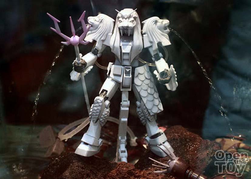 Limited edition Three-Headed Merlion Gundam by Bandai