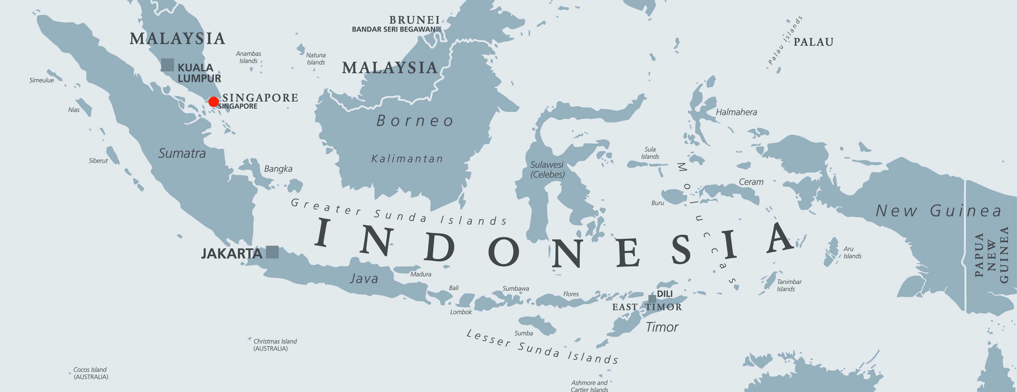 Indonesia political map