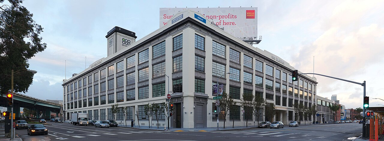 Airbnb's headquarters building at 888 Brannan Street, San Francisco