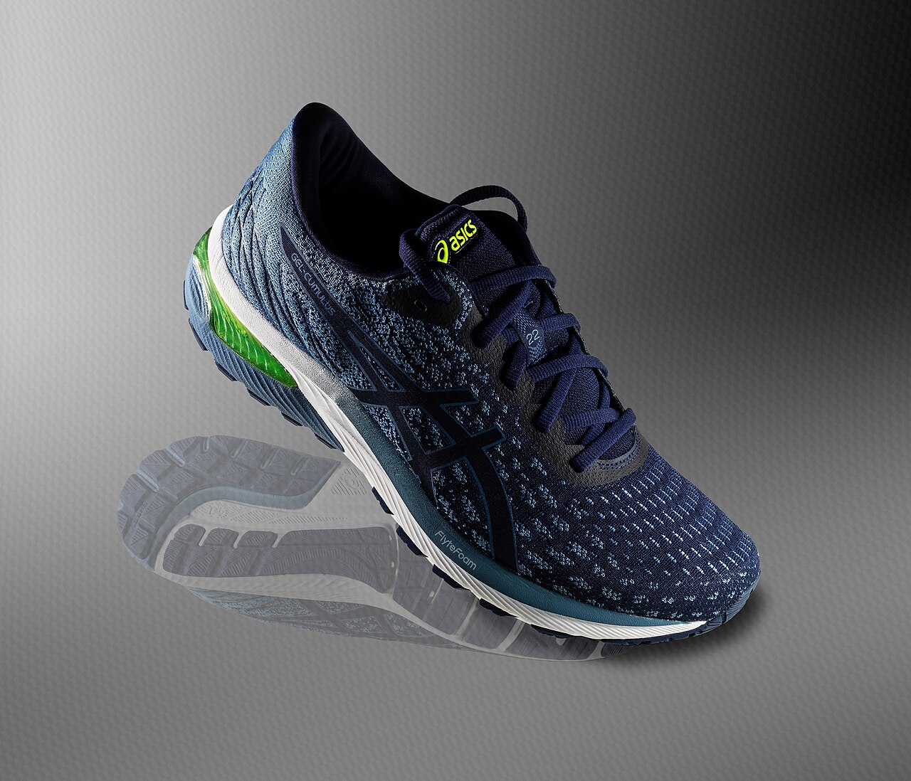 An Asics Gel-Cumulus running shoe