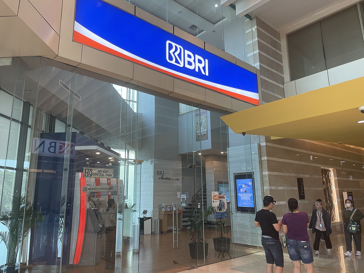 A Bank Rakyat Indonesia branch in Jakarta