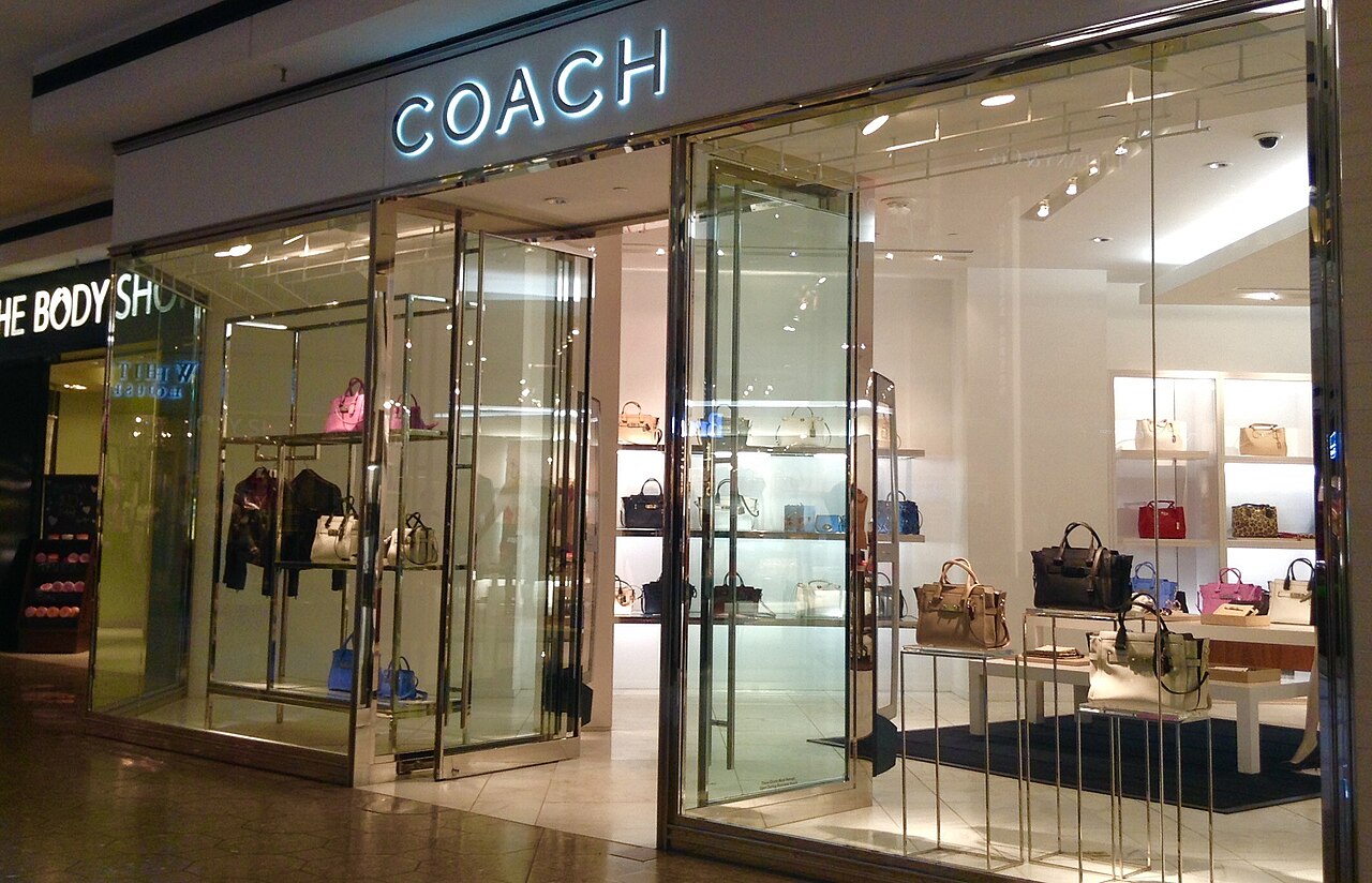 The entrance of a Coach store