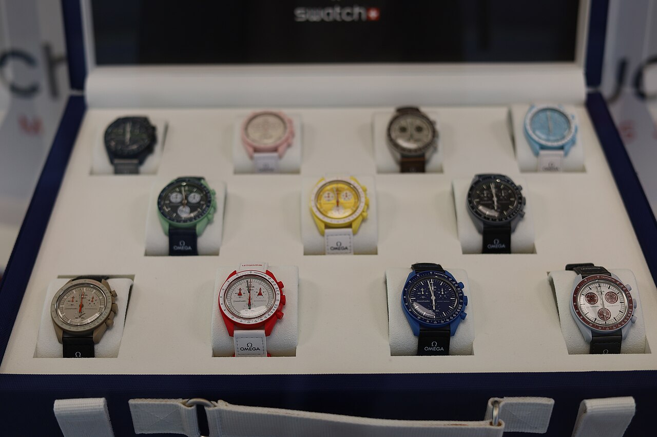 Collection of Omega x Swatch MoonSwatch watches