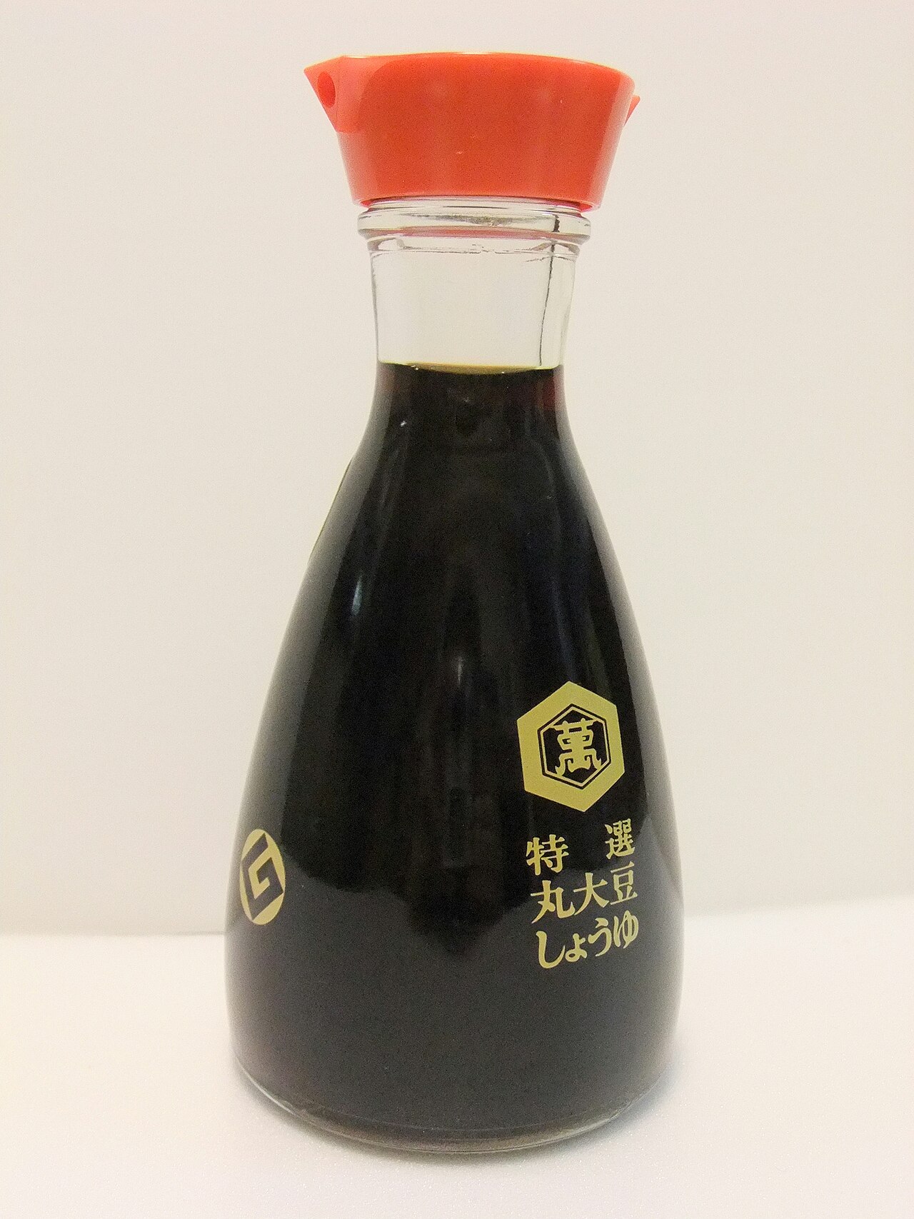 Bottle of Kikkoman soy sauce
