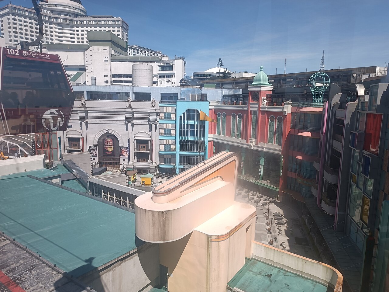 Resorts World Genting on its hilltop in Genting Highlands