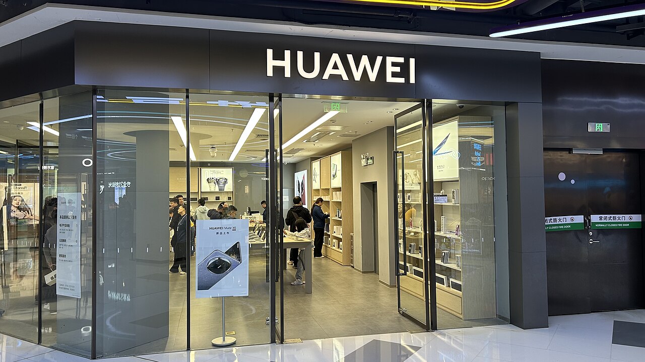 A Huawei store in Japan