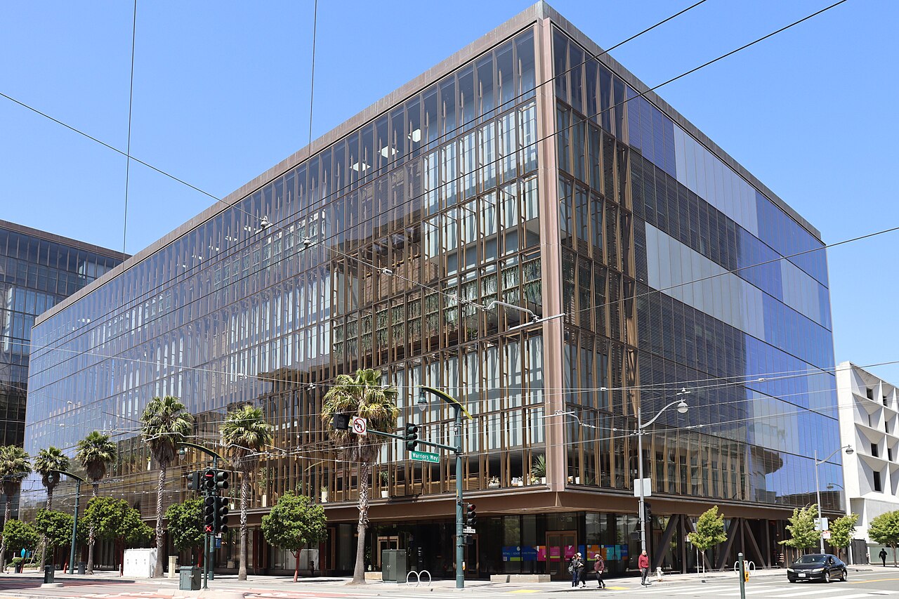 Glass-fronted office building at 1515 Third Street in the Mission Bay district of San Francisco