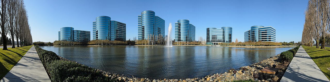 The Oracle towers at Redwood Shores, California