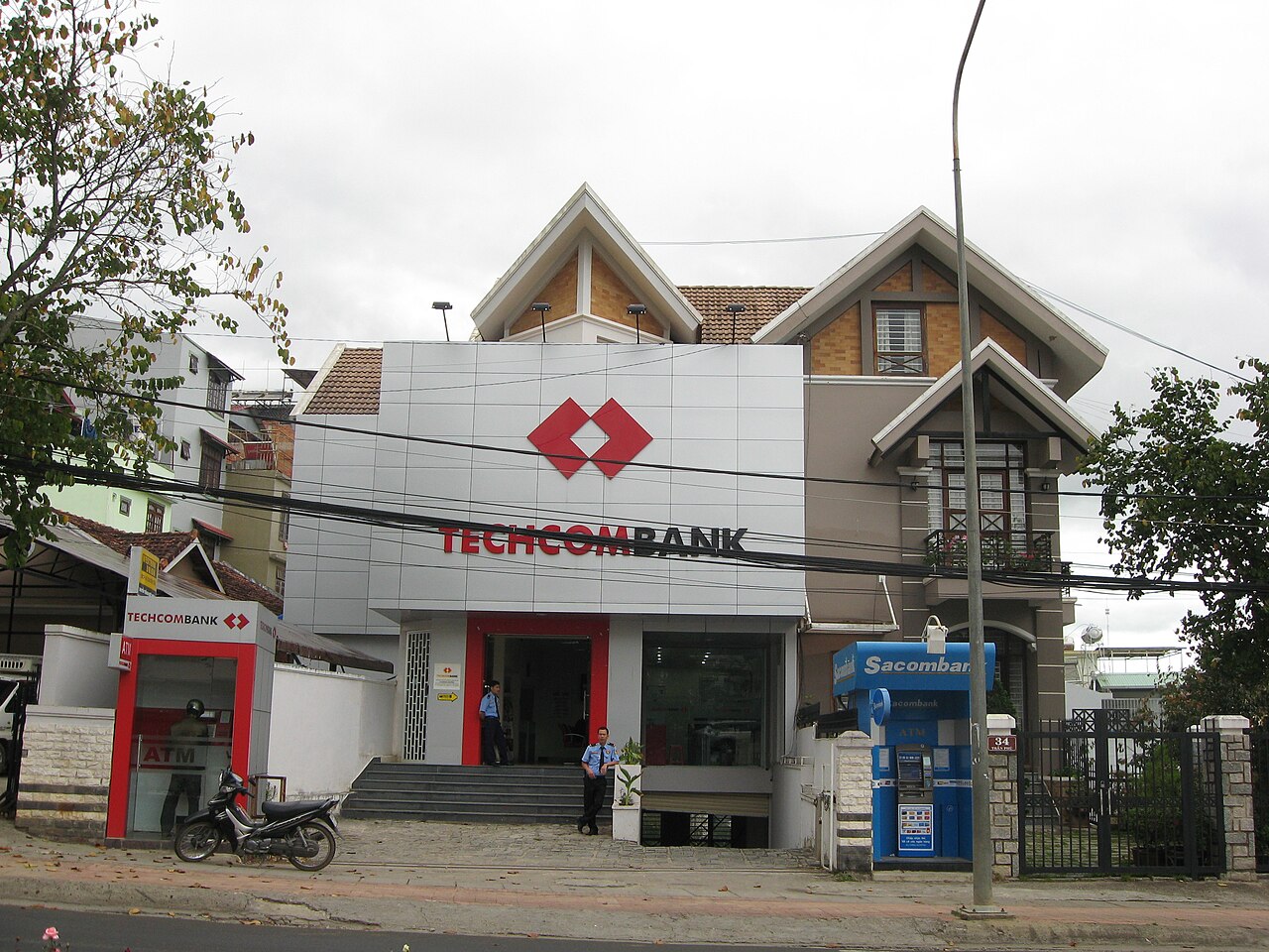 A Techcombank branch in Da Lat