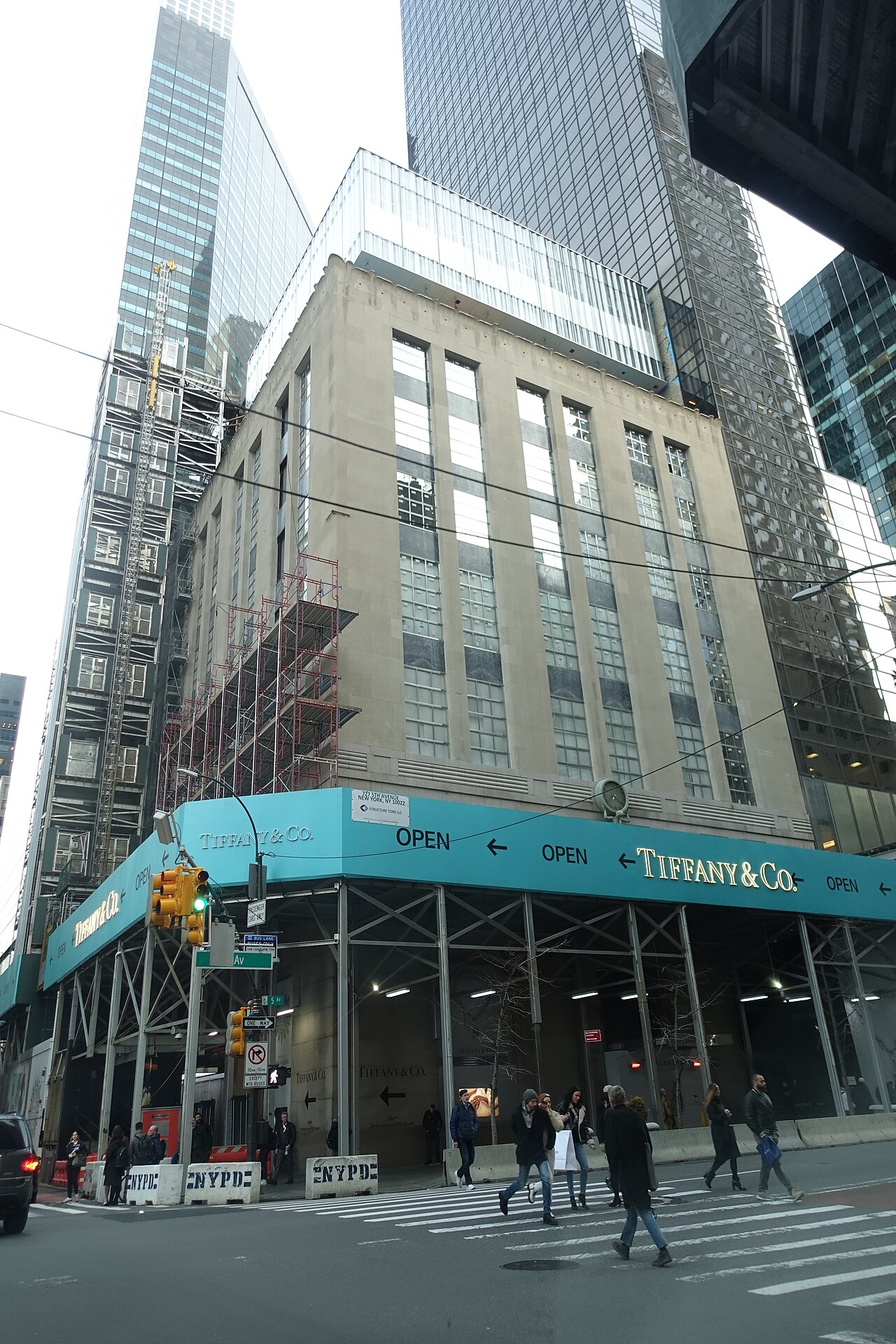 Tiffany & Co. flagship at 727 Fifth Avenue, New York