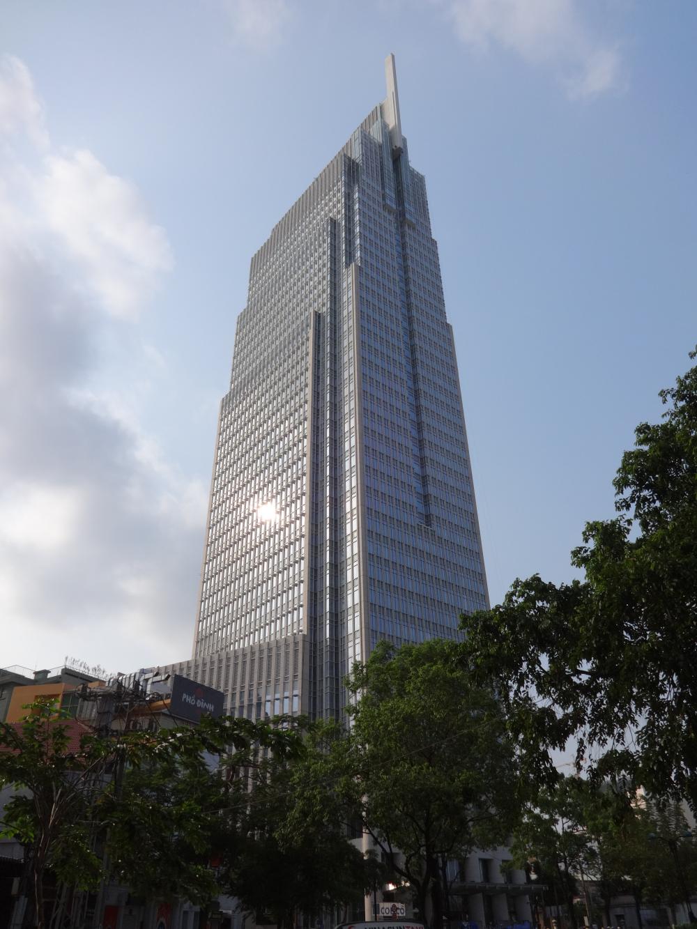 The Vietcombank Tower in Ho Chi Minh City